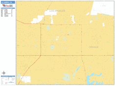 La Habra Wall Map