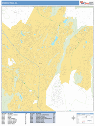 Mission Viejo Wall Map