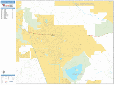 Moreno Valley Wall Map