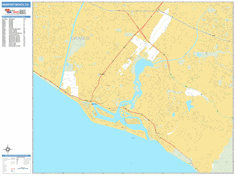 Newport Beach Wall Map