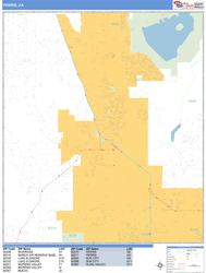 Perris Wall Map