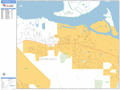 Pittsburg Wall Map