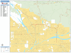 San Bernardino Wall Map