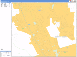 San Ramon Wall Map