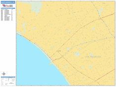 Santa Monica Wall Map