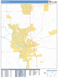 Stockton Wall Map