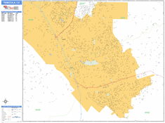 Temecula Wall Map