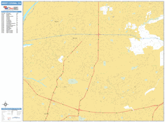 West Covina Wall Map