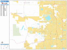 Arvada Wall Map