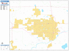 Greeley Wall Map