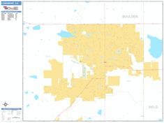 Longmont Wall Map