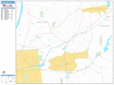 Manchester Wall Map