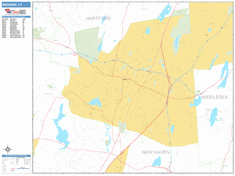 Meriden Wall Map