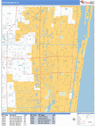 Boynton Beach Wall Map