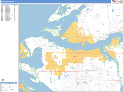 Bradenton Wall Map