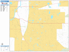 Brandon Wall Map