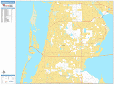 Clearwater Wall Map