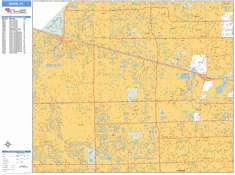 Davie Wall Map