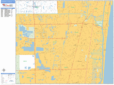 Deerfield Beach Wall Map