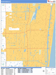 Delray Beach Wall Map