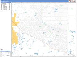 Lehigh Acres Wall Map