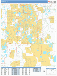 Orlando Wall Map