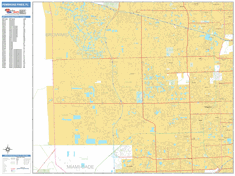 Pembroke Pines Wall Map