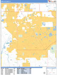 Pinellas Park Wall Map