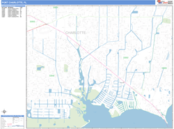 Port Charlotte Wall Map