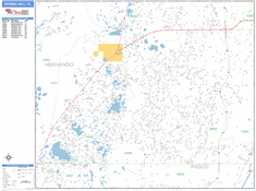 Spring Hill Wall Map