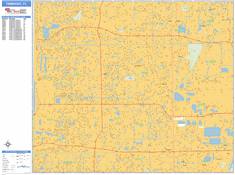 Tamarac Wall Map