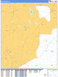 Brookhaven Wall Map