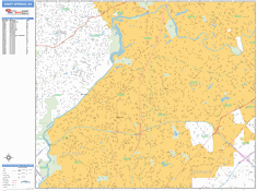 Sandy Springs Wall Map