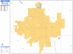 Ames Wall Map