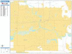 Des Moines Wall Map