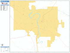 Iowa City Wall Map