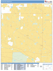 Arlington Heights Wall Map