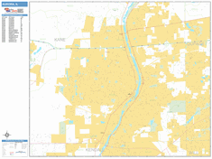 Aurora Wall Map