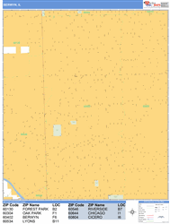 Berwyn Wall Map