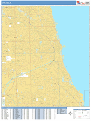 Chicago Wall Map