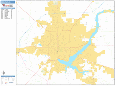 Decatur Wall Map