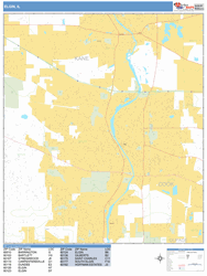 Elgin Wall Map