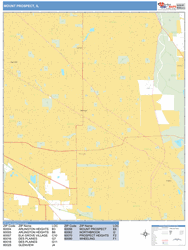 Mount Prospect Wall Map