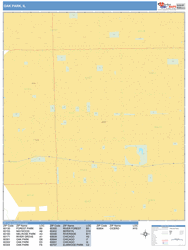 Oak Park Wall Map