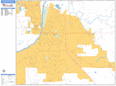 Lafayette Wall Map