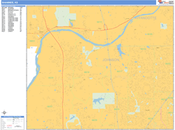 Shawnee Wall Map