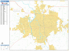 Wichita Wall Map