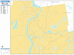 Chicopee Wall Map