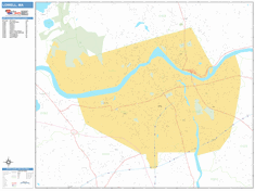 Lowell Wall Map