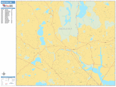 Medford Wall Map